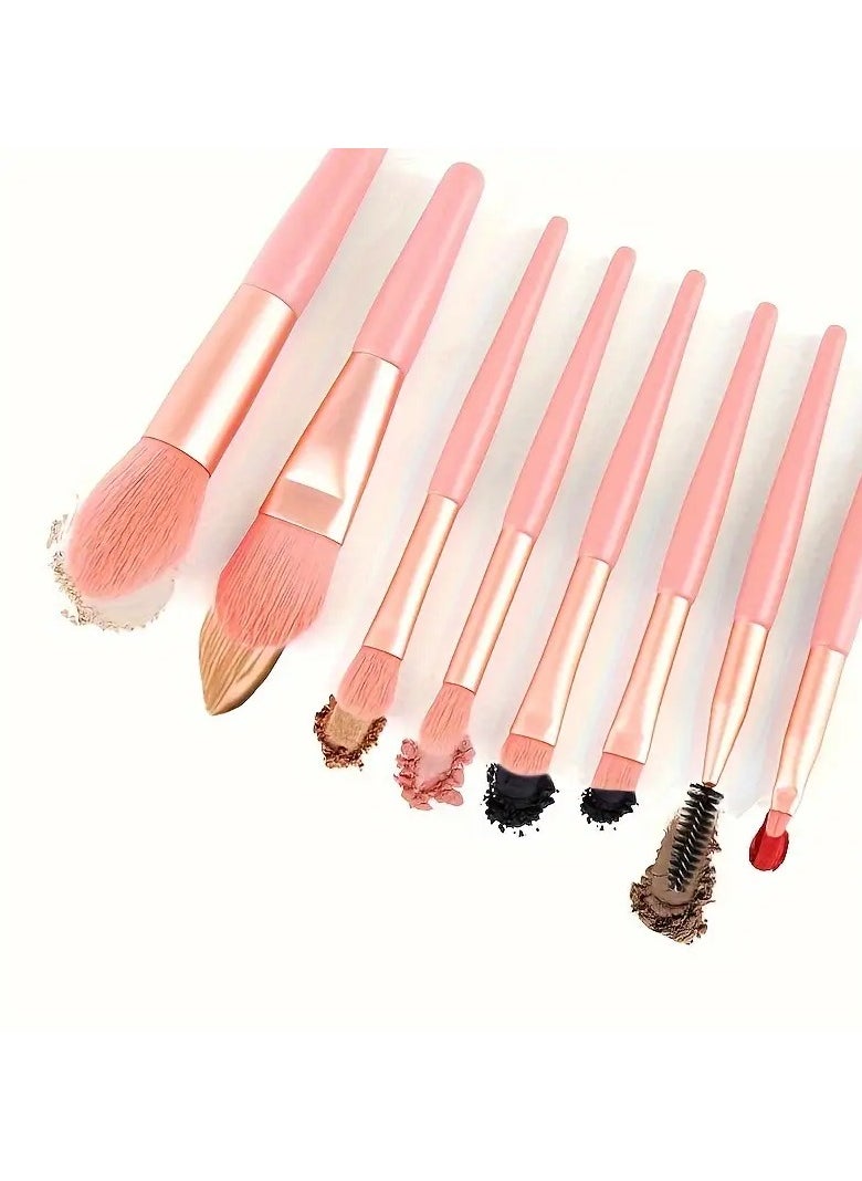 Goolsky Make Up Brushes Mini Makeup Brushes Portable Soft Hair Makeup Brush Set Beauty Tools Makeup Portable For Travel  - Image 5