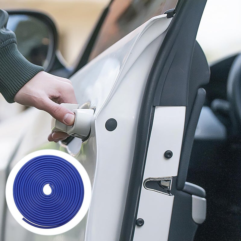 OUNONA 1roll Car Door Edge Protector Strip Easy to Install -Collision and -Scratch Trim for Vehicle Reduces Wind Noise and Seals Effectively - Image 4