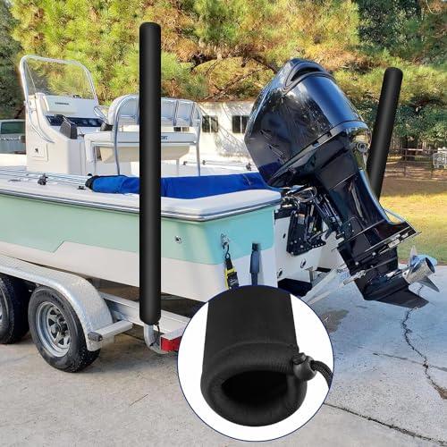 DECOHS 59 Inch Boat Trailer Guide Pole Cover- Neoprene Boat Trailer Guide Protective Cover- Heavy Duty Marine Trailer Guide Poles Cover for Jet Ski Boat Sailboat Trailer (Set of Two) - Image 5