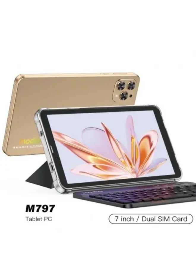 موديو تابلت Modio M797، شريحتين اتصال، 5G + واي فاي، ذاكرة الوصول العشوائي 6 جيجا بايت / ذاكرة 256 جيجا بايت، 7 بوصات - Image 3