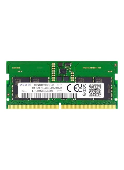ذاكرة الوصول العشوائي للكمبيوتر المحمول Samsung 8GB DDR5 4800 MHz PC5-38400 SODIMM (M425R1GB4BB0) OEM
