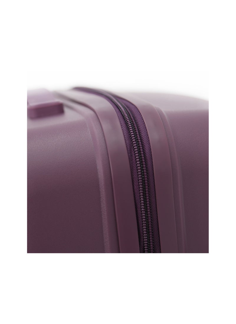 AMERICAN FLYER - Unbreakable Hardshell PP Luggage Set with 8 Wheels Thick Shell Multi Layer PP 3 Piece Set,Purple (S-20",M-24",L-28") - Image 1