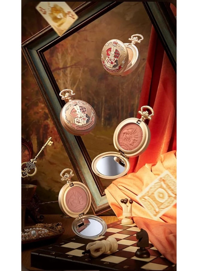 كيوت_ريومر لطيف الشائعات العجائب الشاي حزب سلسلة ساعة الجيب مسحوق أحمر الخدود - Image 4