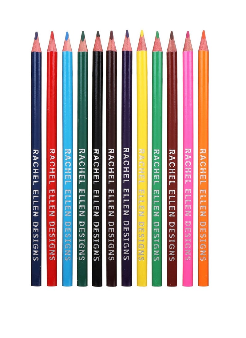 Rachel Ellen Childrens Coloring Pencils in Tube  - Image 3