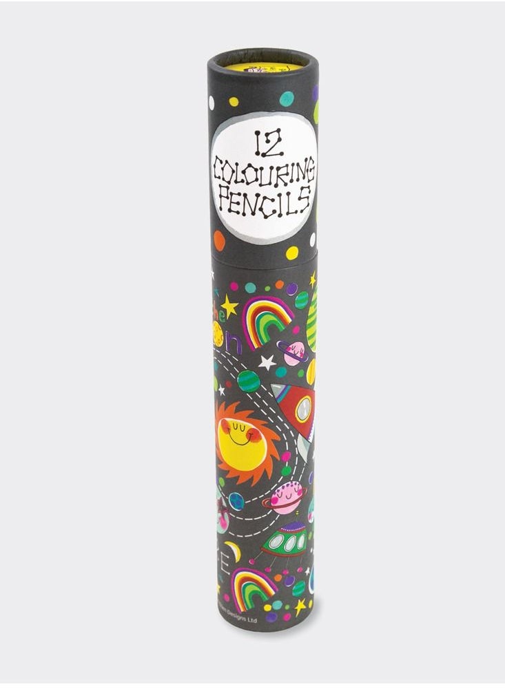 Rachel Ellen Childrens Coloring Pencils in Tube  - Image 1