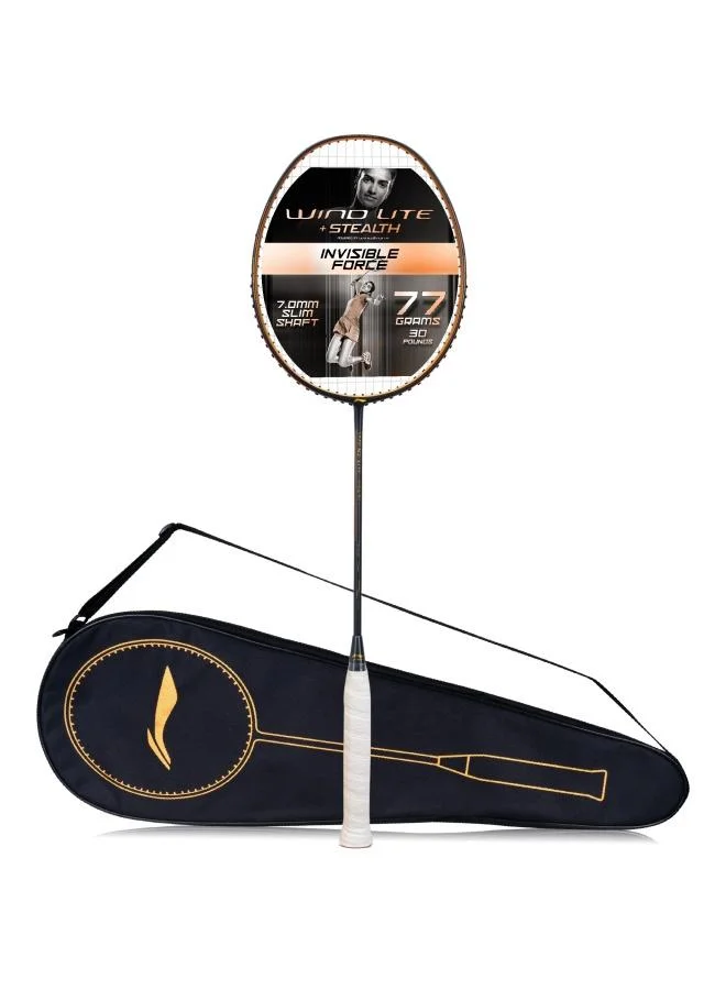 Li-Ning Wind Lite Stealth 77g Carbon Fibre Unstrung Badminton Racket