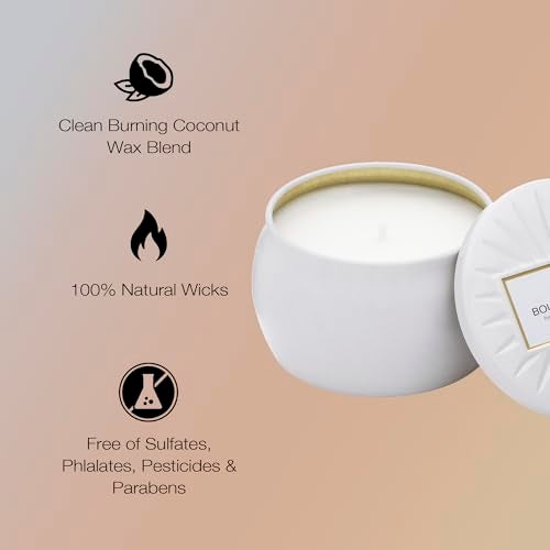 Voluspa Bourbon Vanille, Mini Tin Candle, 4 oz, 25 Hour Burn Time, Coconut Wax for Clean Burning, Handcrafted in the USA - Image 4