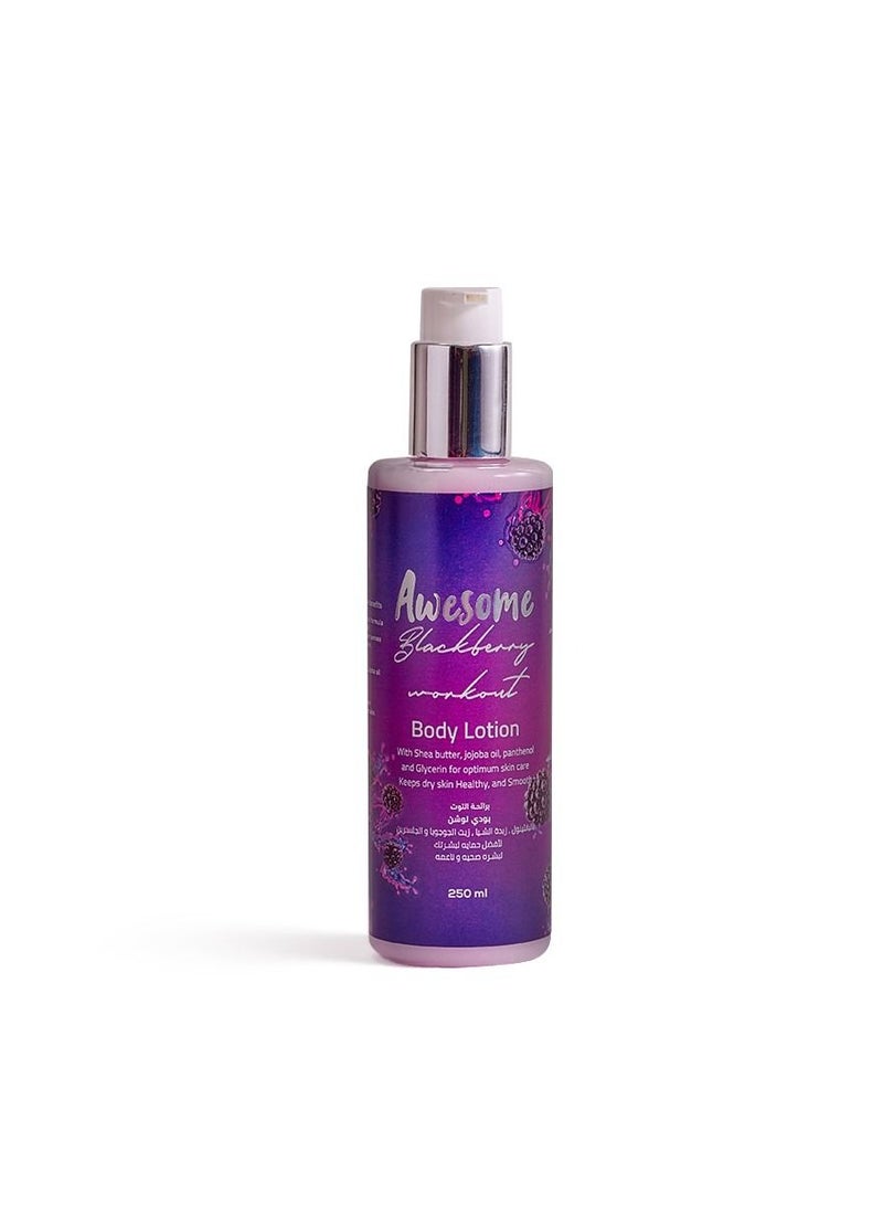 Awesome Blackberry Workout Body Lotion 250ml - Image 1