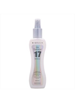 BIOSILK Silk Therapy, 17 Miracle Leave In Conditioner, شفاف، 5.64 أونصة سائلة  - Image 1