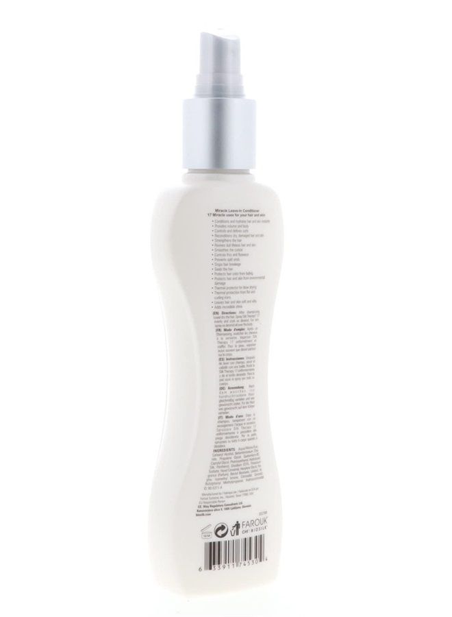 BIOSILK Silk Therapy, 17 Miracle Leave In Conditioner, شفاف، 5.64 أونصة سائلة - Image 4