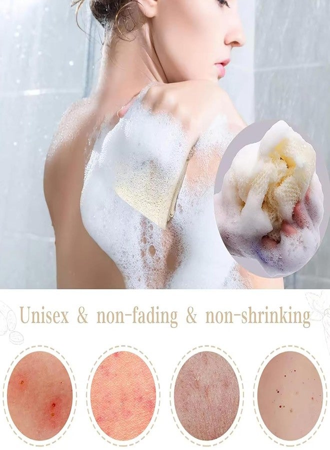 Relatable Exfoliating Natural Loofah Sponge Back Scrubber for Shower, Exfoliating Sponge for Shower, Bath Shower Scrubber for Men and Women (Pack of 1 - Back Scrubber Belt) - Image 4