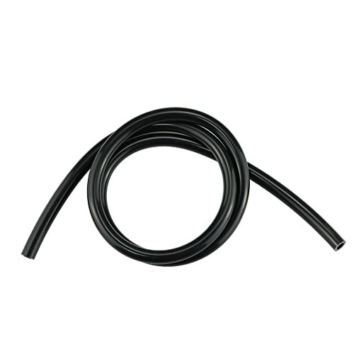 Ucreative 5FT ID 3/8" (10mm) High Temperature Silicone Vacuum Tubing Hose 130PSI Max Pressure Black - Image 1