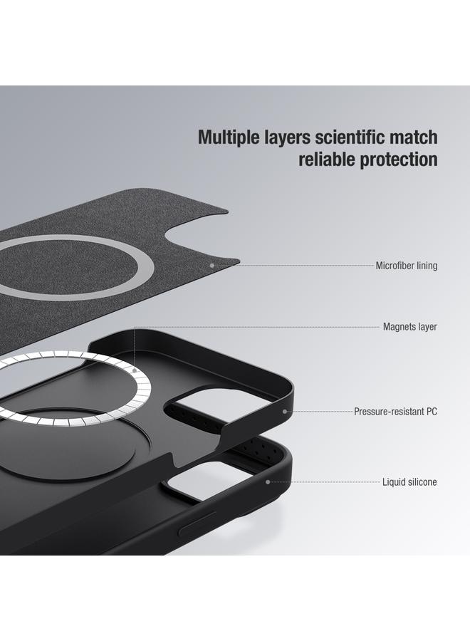 Nillkin Case For iPhone 14 Plus CamShield MagSafe Liquid Silicone Phone Case - Image 4
