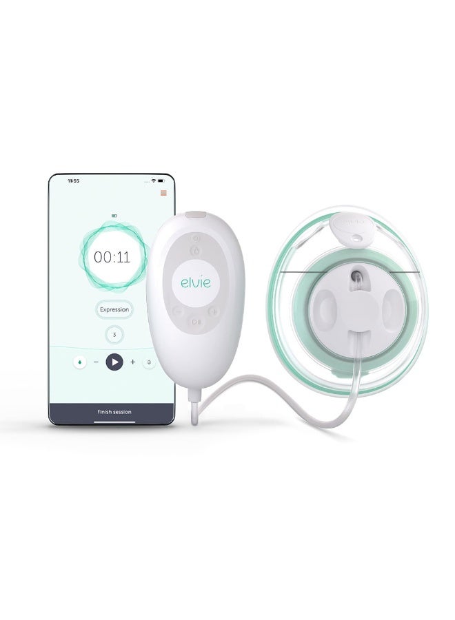 elvie مضخة ثدي كهربائية قابلة للارتداء فردية من سترايد