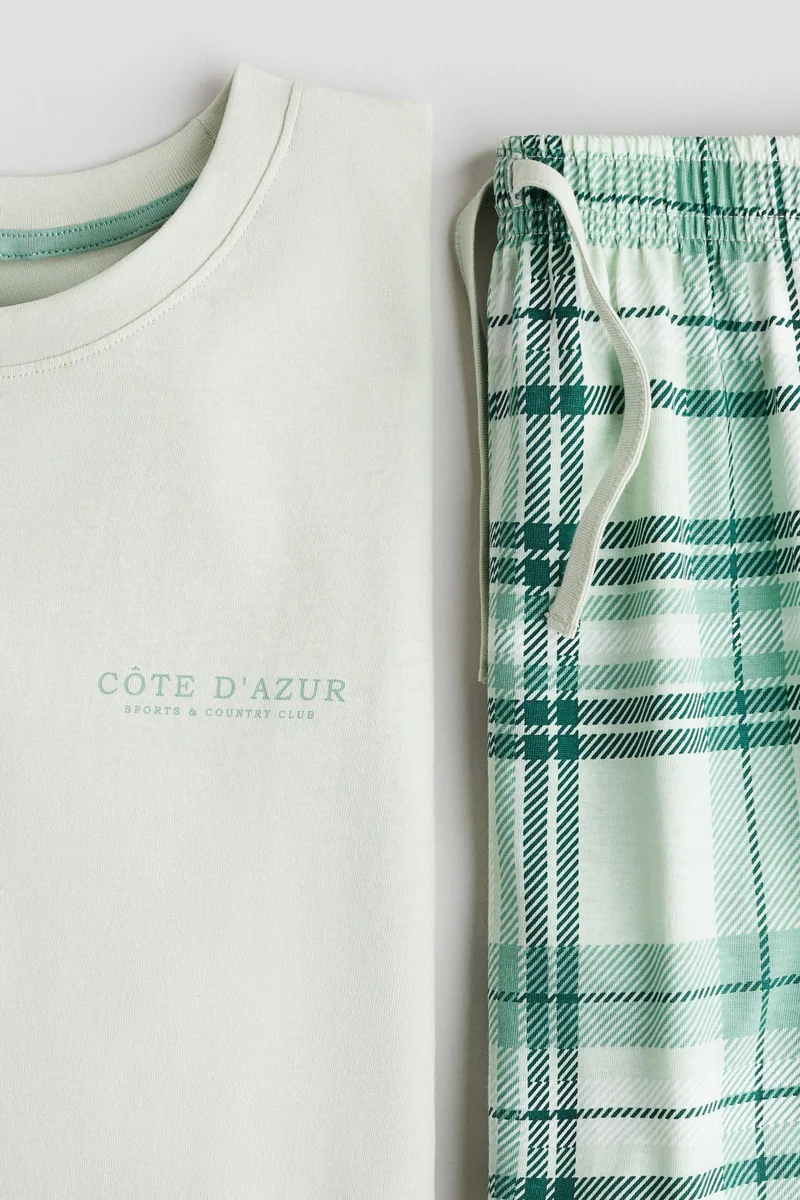 اتش اند ام Cotton jersey pyjamas