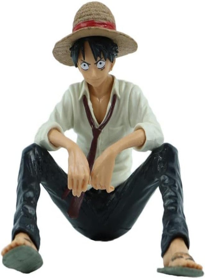 AutoRio Pack of 1 Luffy 1 Piece Action Figure Limited Edition (Luffy Sitting White - Image 3