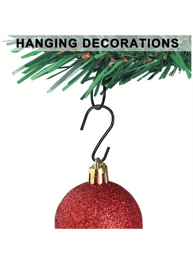 120 Pack 1 Inch Black Metal S Hooks Heavy Duty For Hanging Plants Home Organization - Image 4