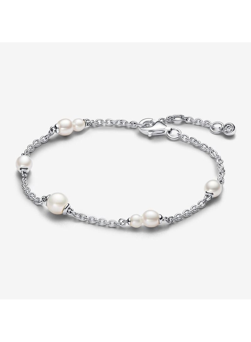 Pearl Station Chain Bracelet