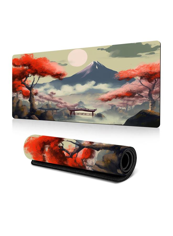 Bluejw Popular Cross-border Foreign Trade Landscape Painting Landscape Table Pad Mouse Pad Flowers And Trees Mouse Pad Large Wholesale Heat Transfer - Image 1
