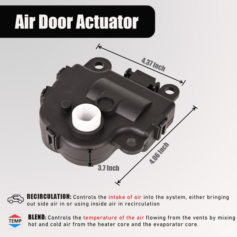 RLP HVAC Air Door Actuator Heater Blend Door Levers Compatible with 2004-2013 Chevy Impala Replaces 604-108 1573517 1574122 15844096 22754988 52409974 ï¼ˆ2-Packï¼‰ - Image 4