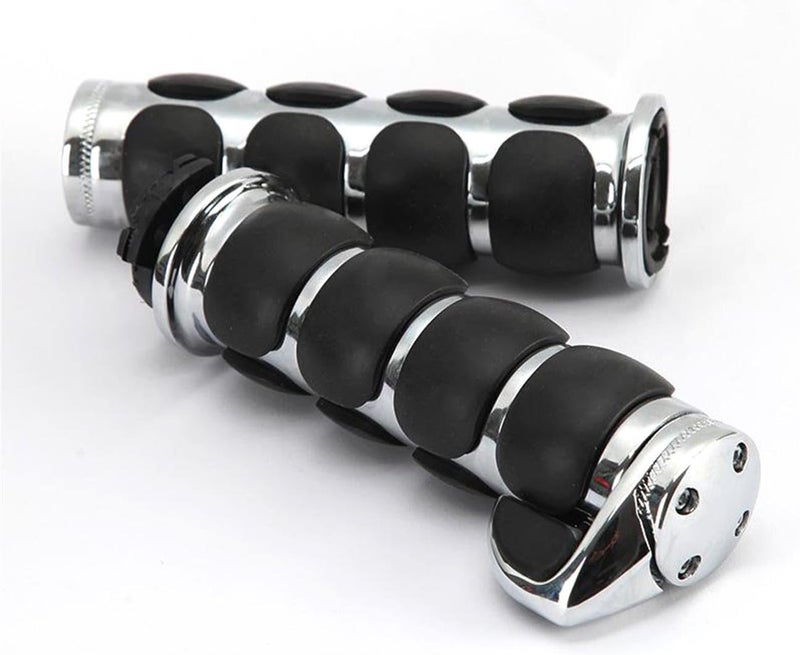 INNOGLOW Motorcycle Hand Grips 1" Universal Non-slip Handlebar Grips with Throttle Assist - Image 1