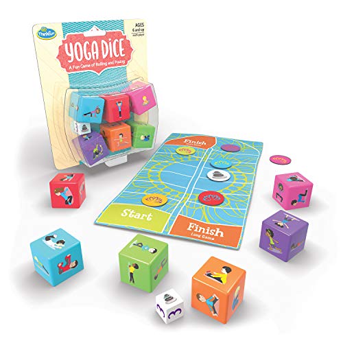 thinkfun Think Fun Yoga Dice Game for Boys and Girls Ages 6 and Up Learn Yoga With a GameMulti1844 - Image 1