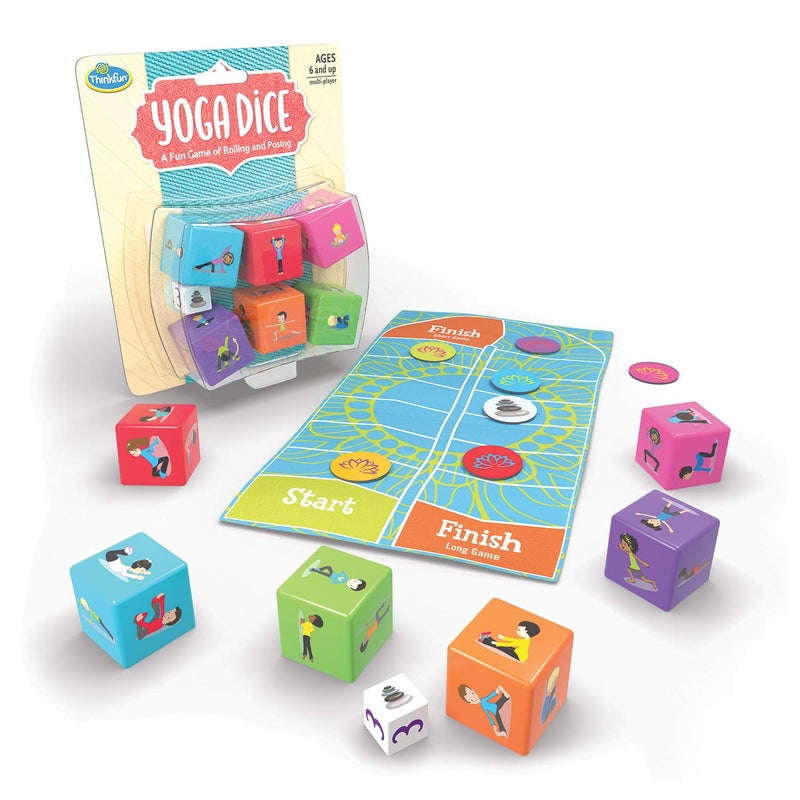thinkfun Think Fun Yoga Dice Game for Boys and Girls Ages 6 and Up Learn Yoga With a GameMulti1844 - Image 3