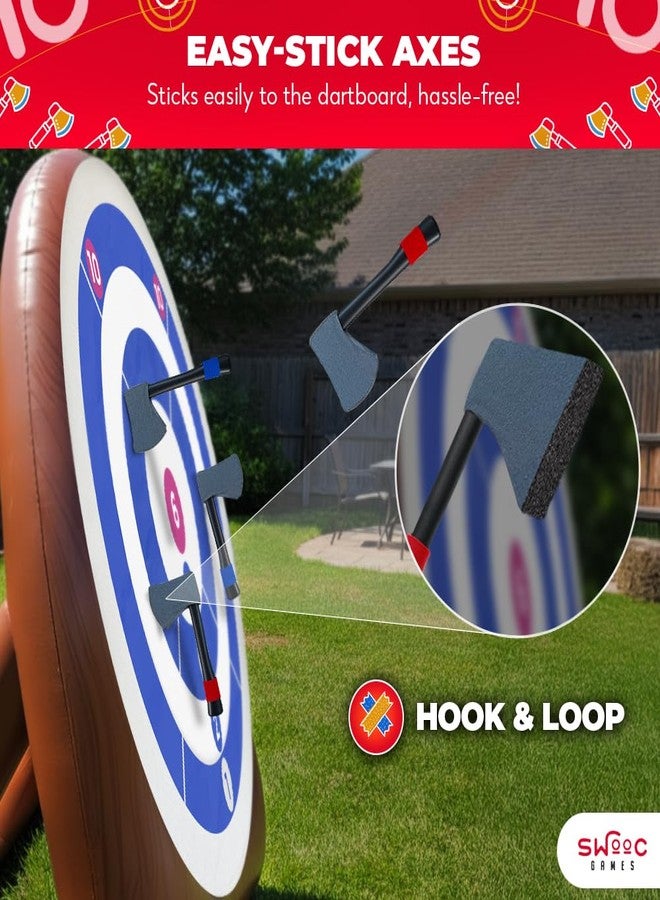 SWOOC Games - Replacement Foam Axes for Bull Hawker – Easy-Stick Design – Foam Throwing Axes for Backyard Games | Outdoor Games for Adults and Family - Image 3
