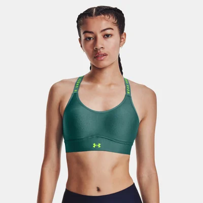 UNDER ARMOUR Women's Infinity Mid Covered Medium-Support Training Sports Bra