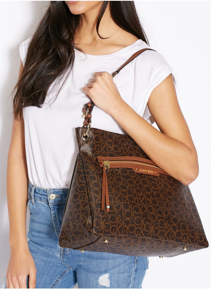 CALVIN KLEIN - Hudson Monogram Tote - Image 1
