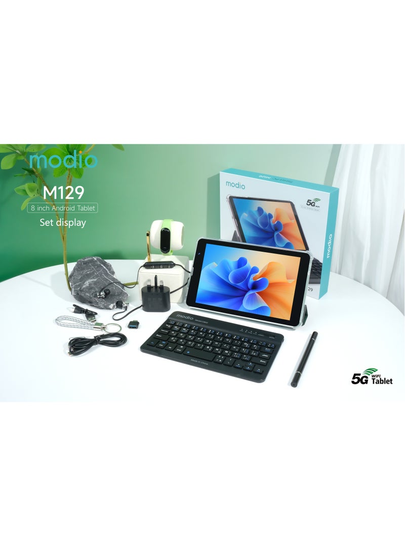 modio M129 5G Tablet PC 8 Inch With 8GB RAM 512GB ROM Blue - Image 5