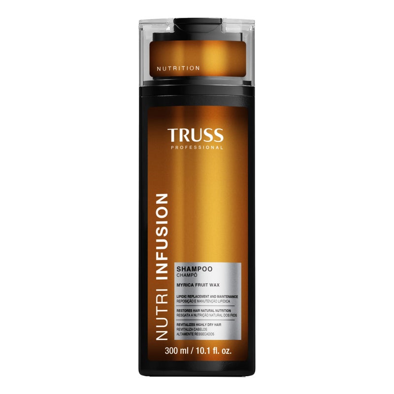 TRUSS Nutri Infusion Hair Shampoo for Women - Cleansing Shampoo for Dry, Damaged Hair - Restores Natural Moisture Balance with Myrica Fruit Wax & Miracle Oils (10.14 fl oz) - Image 1