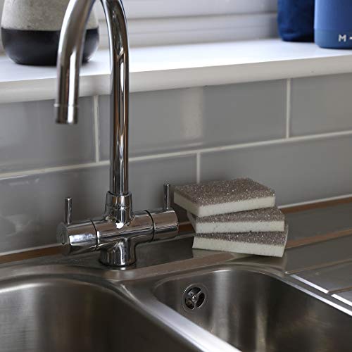 Scrub Daddy Sponge Daddy Style, Dual Sided Sponge Scrubber, Dish Sponges for Washing up, Non Scratch Scourers for Cleaning Dishes, Bathroom Scrubbing Tool, Kitchen Sponges Multipack - Image 4