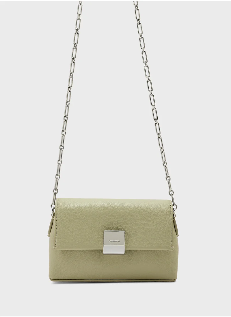 CALVIN KLEIN Plaque Small Crossbody