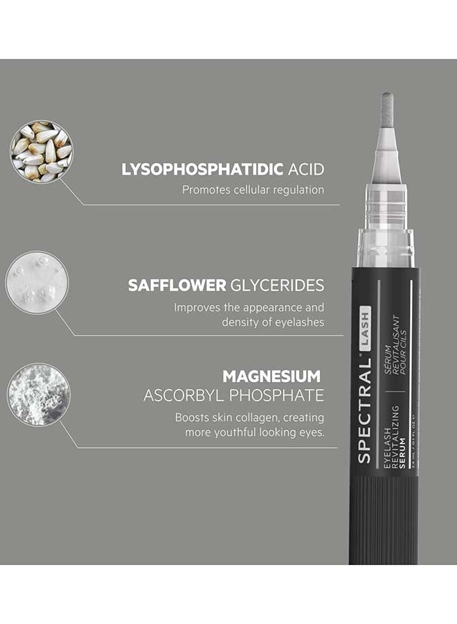 ds labs Spectral.lash Multi-peptide Eyelash Revitalizing Serum - Supports Longer, Fuller, Thicker, Looking Lashes, Safe for Lash Extensions, Oil-Free, Paraben & Sulfate Free, Cruelty Free 2.4ml - Image 2