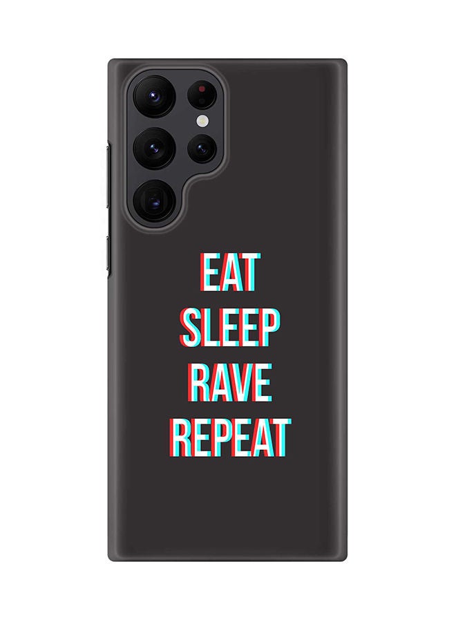 Stylizedd Case for Samsung Galaxy S22 Ultra 5G Snap Case Slim Snap Classic Series Shield Matte Finish Print - Rave Routine - Image 1