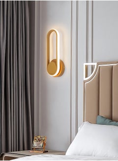 YATAI LIGHTING Modern Rotate Wall Light, LED Gold Wall Lamp for Kids Bedroom Living Room Corridor Staircase, Indoor Wall Lighting Fixtures,Acrylic Adjustable Color Temperature Wall Lamp  - Image 2