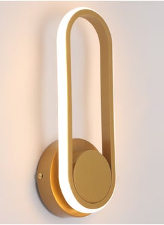 YATAI LIGHTING Modern Rotate Wall Light, LED Gold Wall Lamp for Kids Bedroom Living Room Corridor Staircase, Indoor Wall Lighting Fixtures,Acrylic Adjustable Color Temperature Wall Lamp  - Image 1