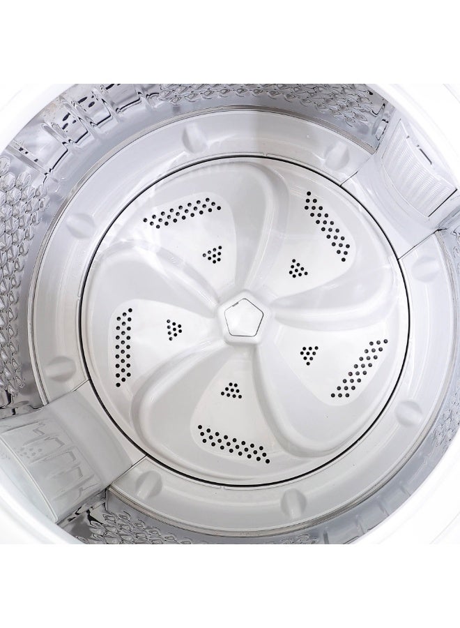 Meling Top Load Automatic Washing Machine, 11KG, Glass Door, Silver - MTL120-620G - Image 5