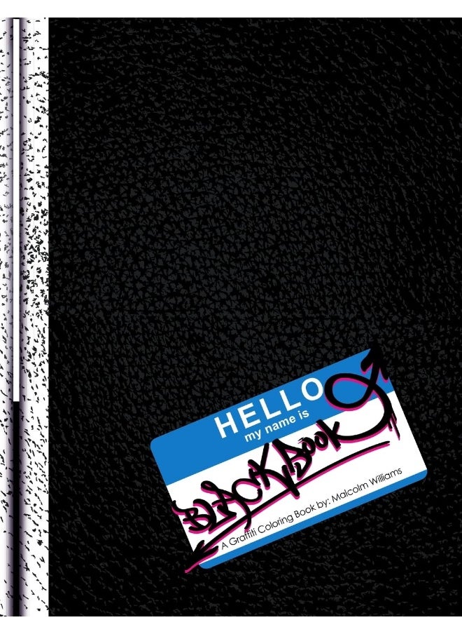 Black Book: A Graffiti Coloring Book  - Image 1
