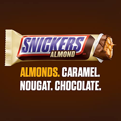 SNICKERS Candy Almond Milk Chocolate Bars Bulk Pack 176 oz Bars Pack of 24 - Image 5