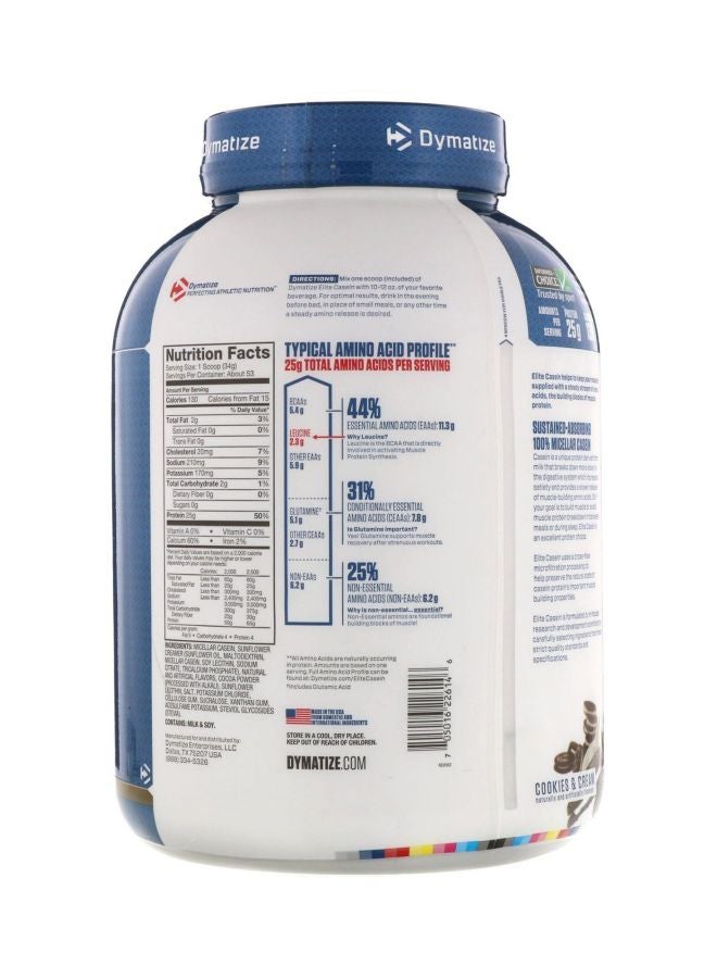 Dymatize Elite Casein Protein Powder - Image 2