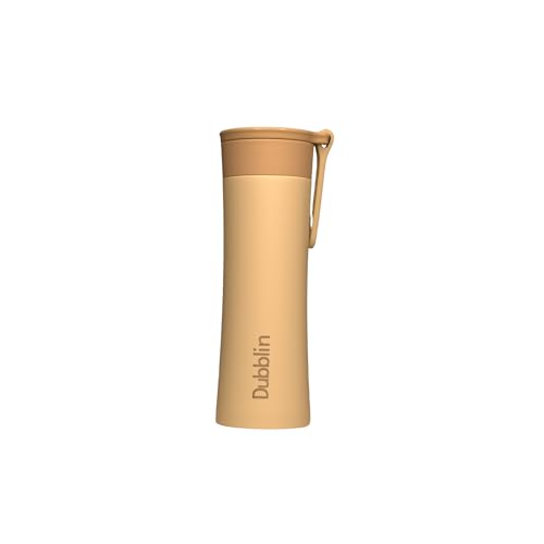 Dubblin Belly Water Bottle 300 ml| Double Wall Vacuum Insulated Stainless Steel Bottle | Keeps Water Hot & Cold | No Sweat | Leak Proof | BPA Free, Color-Orange - Image 1