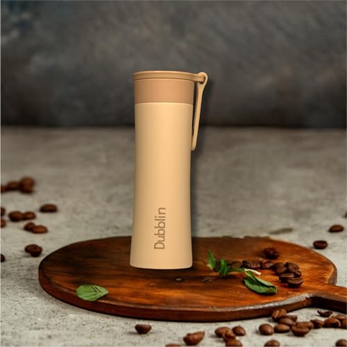Dubblin Belly Water Bottle 300 ml| Double Wall Vacuum Insulated Stainless Steel Bottle | Keeps Water Hot & Cold | No Sweat | Leak Proof | BPA Free, Color-Orange - Image 2