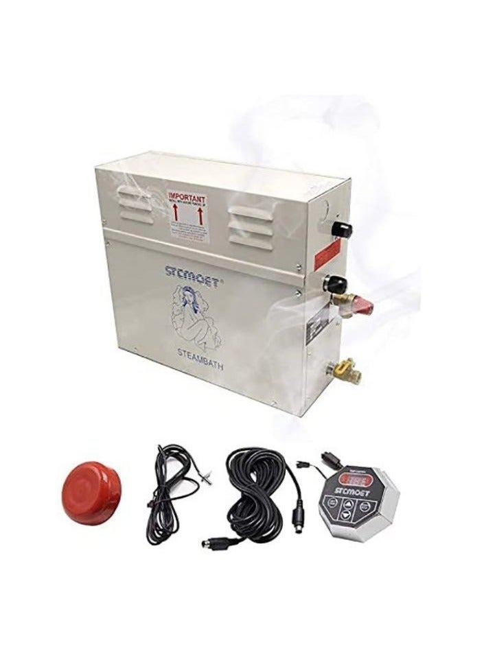 ستيم مولد البخار 6KW مولد غرفة البخار مولد البخار للمنزل والتجاري مجموعة مولدات البخار مولد البخار شاشة عرض رقمية مولد البخار ساونا (6KW) - Image 3