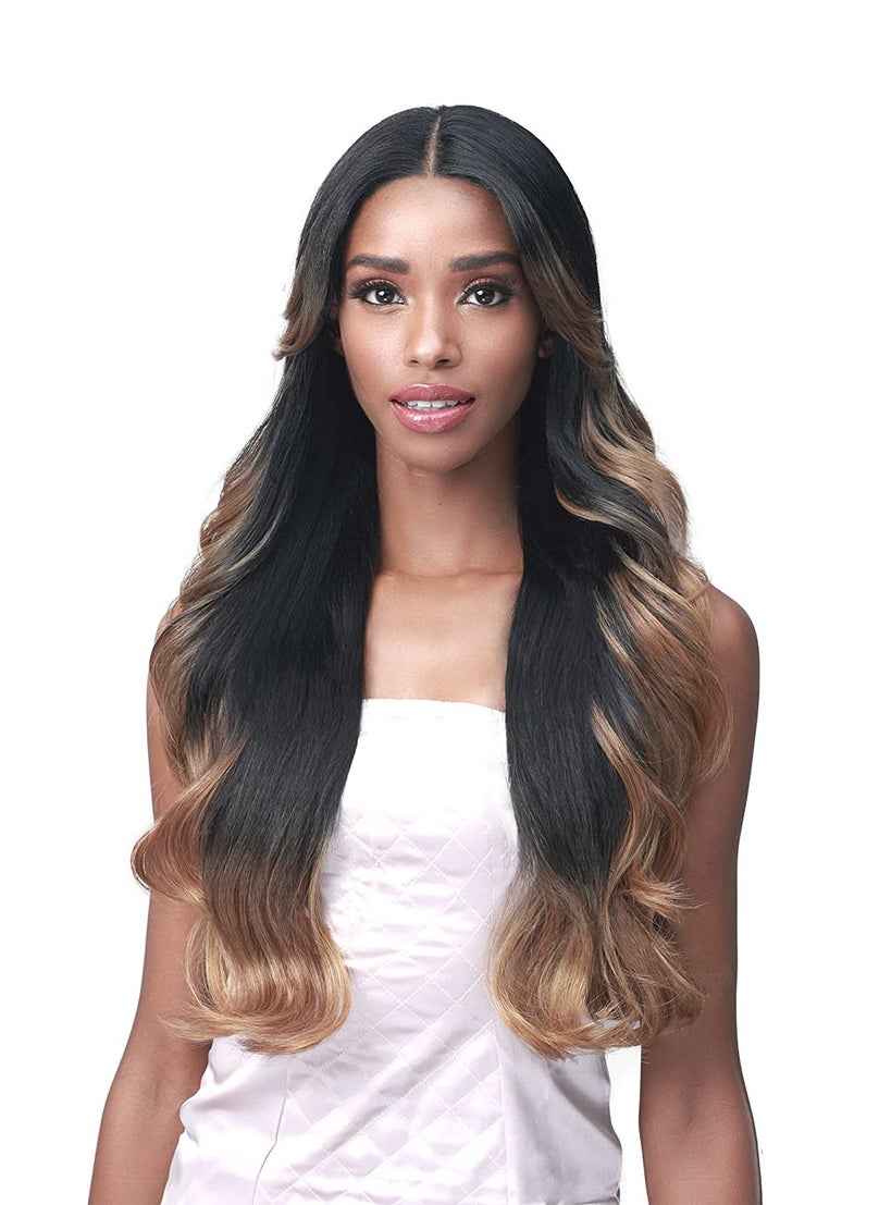 BOBBI BOSS Bobbi Boss HD Lace Front Wig MediFresh 4.5" Deep Lace Part MLF564 Baylee (TTL1B/RDBG) 