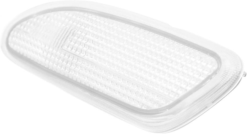 Left Side Marker Light, Car Turn Signal Lamp Cover for W203 C Class, PC Material - OE Specification Fitment, Durable Replacement for Front Bumper (White) - Image 5