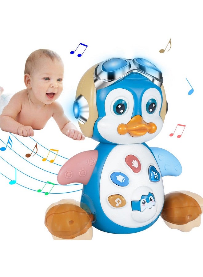 HAPTIME HAPTIME Penguin Crawling Toys for 1 + Year Old Boy Girl, Encouraging Crawling, Baby Toys 18+ Months, Christmas Birthday Gift  - Image 1
