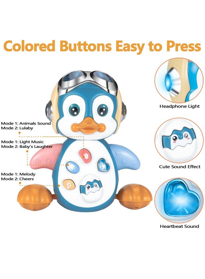 HAPTIME HAPTIME Penguin Crawling Toys for 1 + Year Old Boy Girl, Encouraging Crawling, Baby Toys 18+ Months, Christmas Birthday Gift  - Image 5
