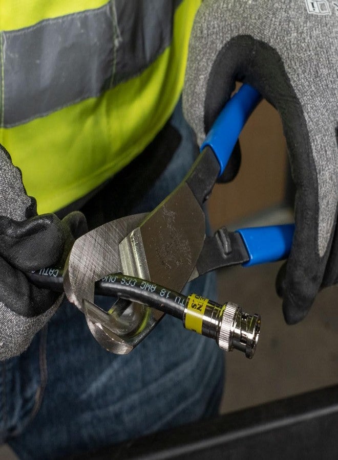 Klein Tools 63030 Cable Cutter, Made in USA, Coaxial Cutter for 1-Inch Aluminum and Copper Cable, One-Hand Shearing - Image 3